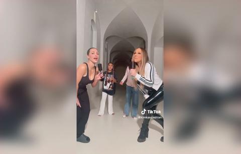 kim kardashian north west invite mariah carey daughter monroe cannon over