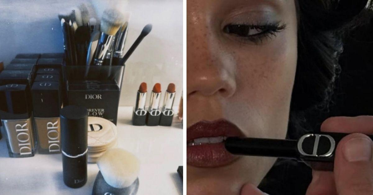 image of Jenna Ortega shared the make-up brands she used for the event.