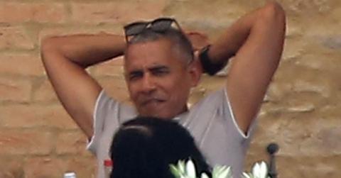 *PREMIUM EXCLUSIVE* Barack Obama enjoys his vacation at luxury Tuscan estate as Trump makes first overseas trip
