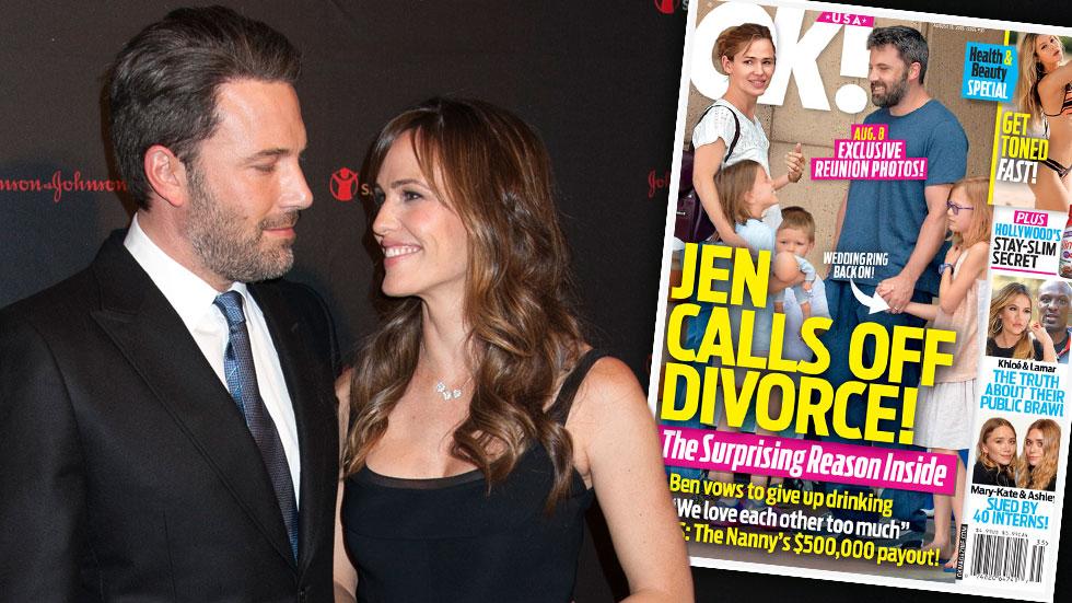 Ben affleck jennifer garner back together