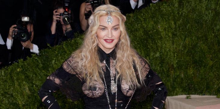 Madonna Shows Off Her Butt at the Met Gala