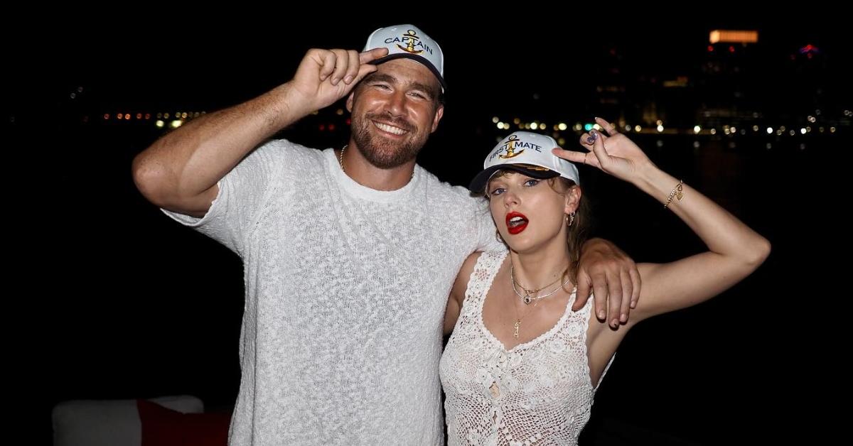 Photo of Travis Kelce and Taylor Swift