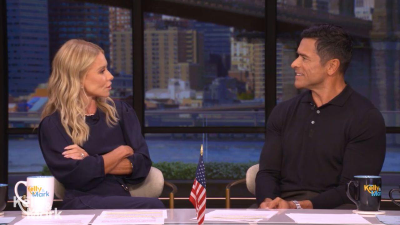 Image of Kelly Ripa called Mark Consuelos a 'nepo dad.'