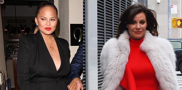 Chrissy teigen parodies luann de lesseps cabaret video