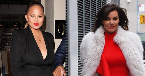 Chrissy teigen parodies luann de lesseps cabaret video