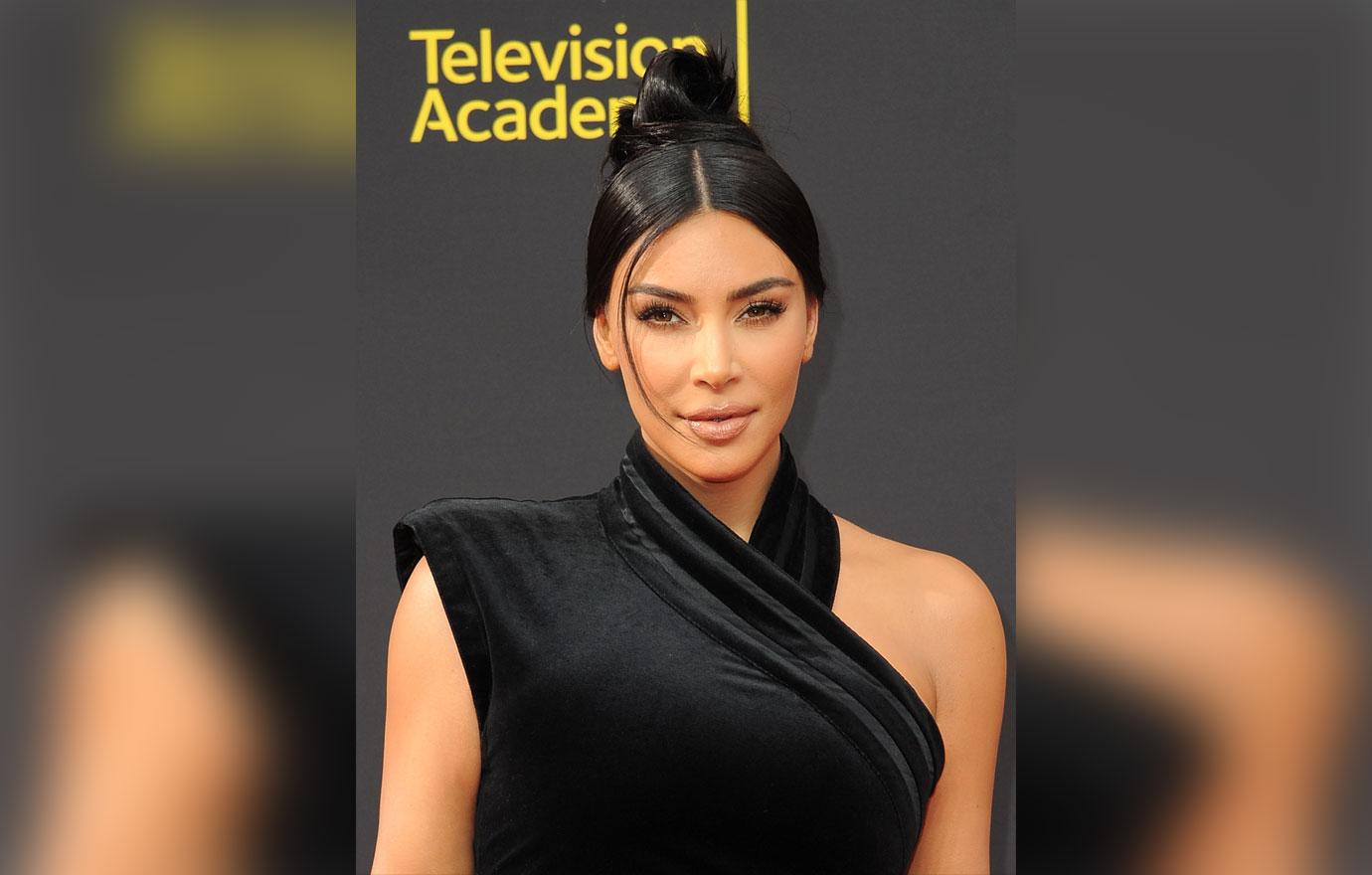 KIm Kardashian At Creative Arts Emmy Awards