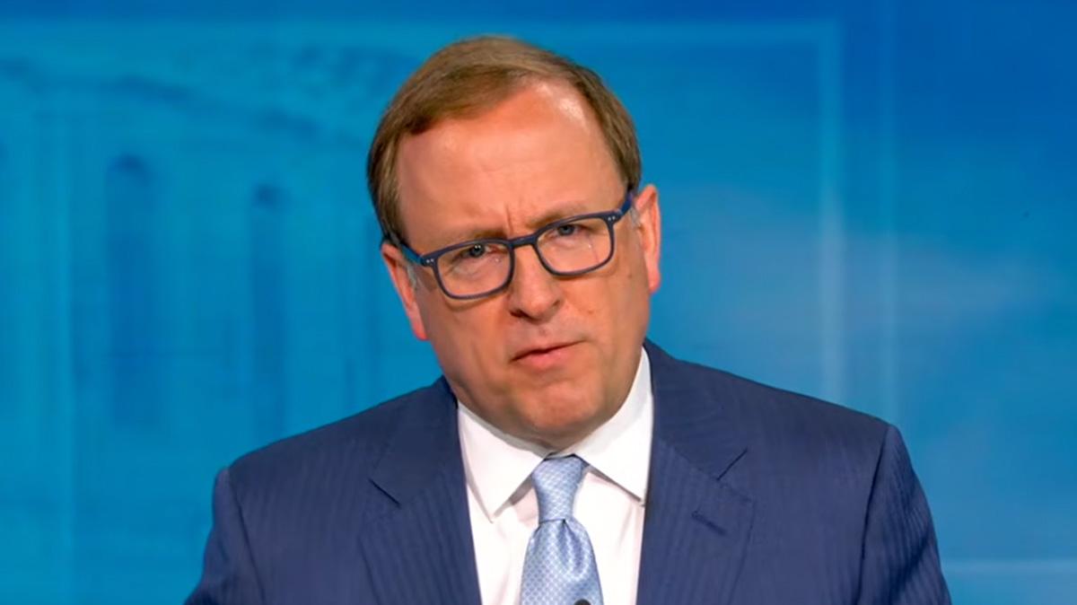 Image of Jeanine Pirro said, 'It depends,' when asked if Jonathan Karl was 'in trouble' for holding up a piece of debris.