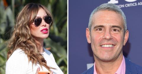 Kelly Dodd and Andy Cohen