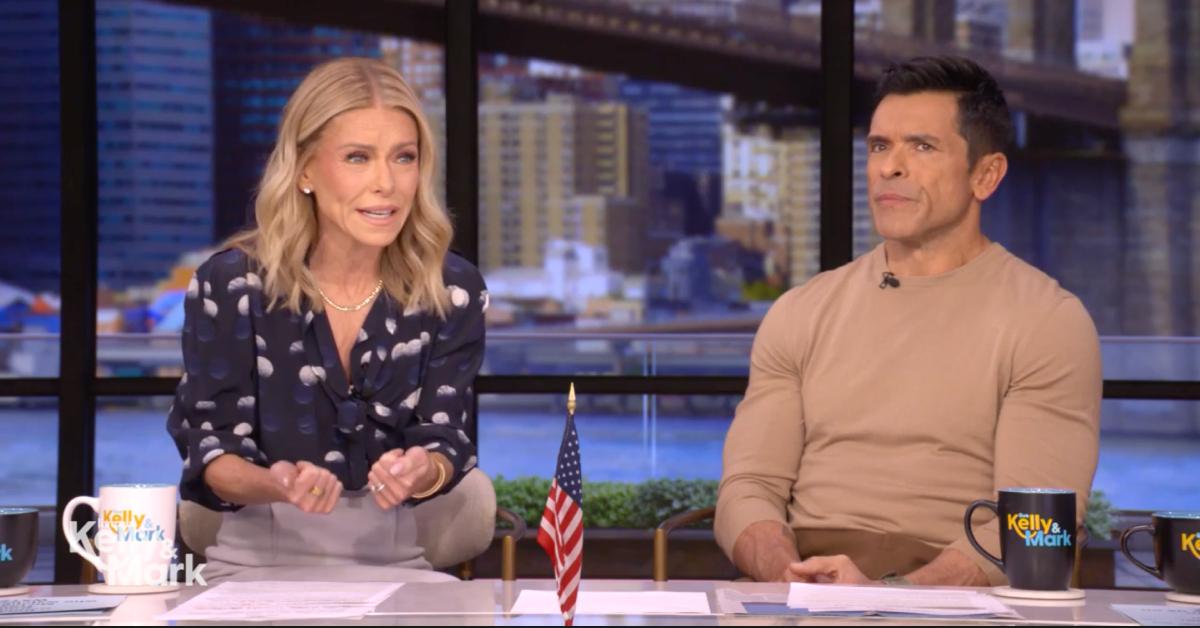 Image of Kelly Ripa and Mark Consuelos discussed needing last-minute ingredients during the holidays.