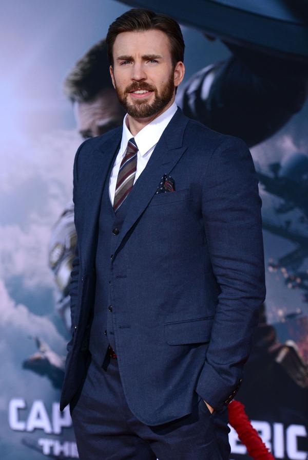 Chris evans captain america premiere