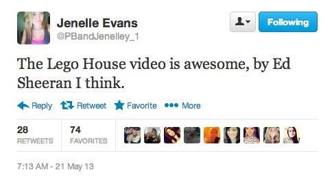 //jenelle evans ed sheeran tweet