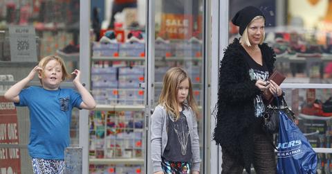 Exclusive… Tori Spelling Takes Her Kids Shopping For Shoes