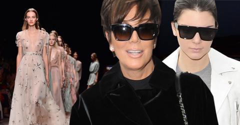 Kendall jenner kris jenner paris fashion week