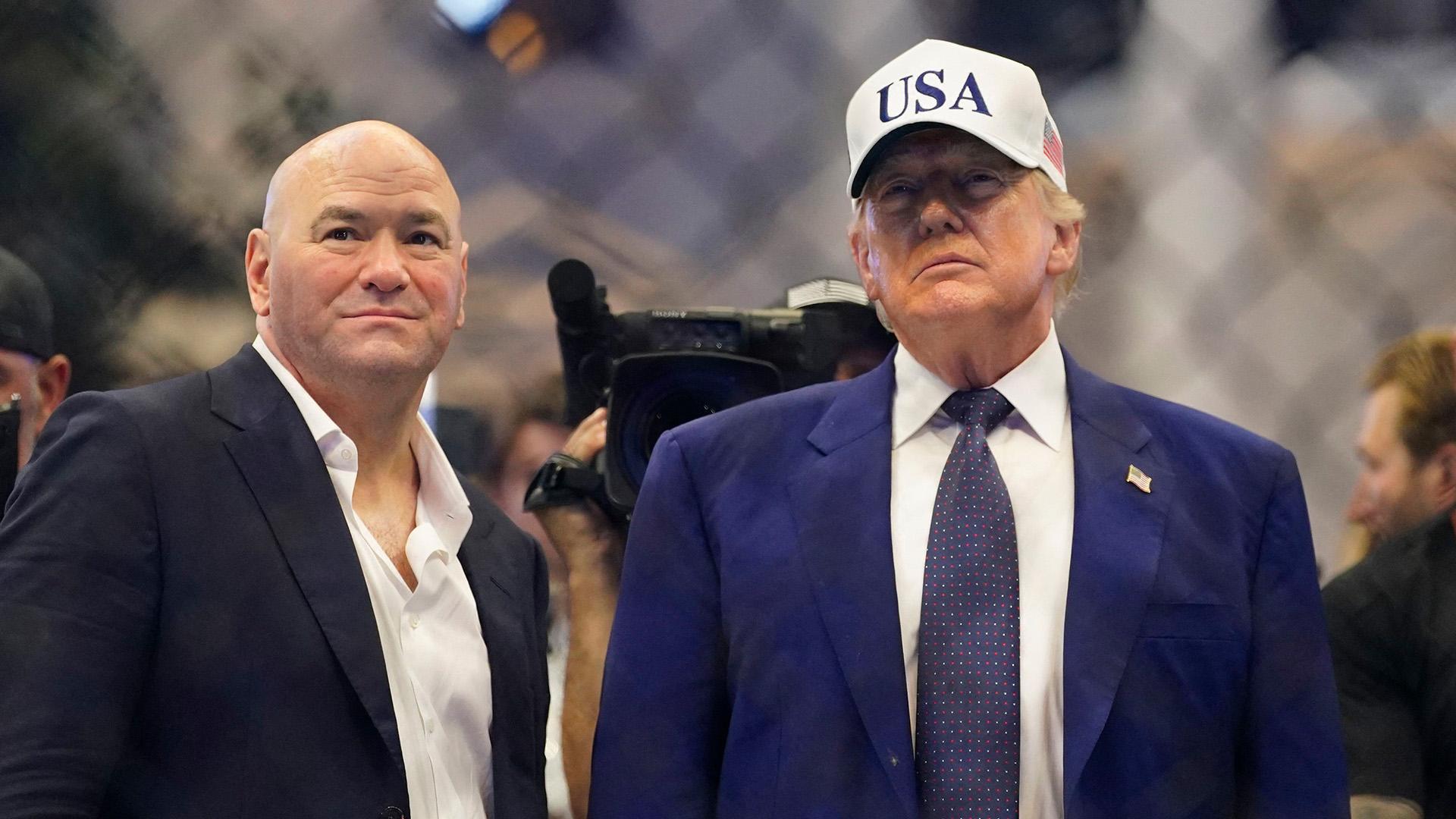Dana White, Donald Trump