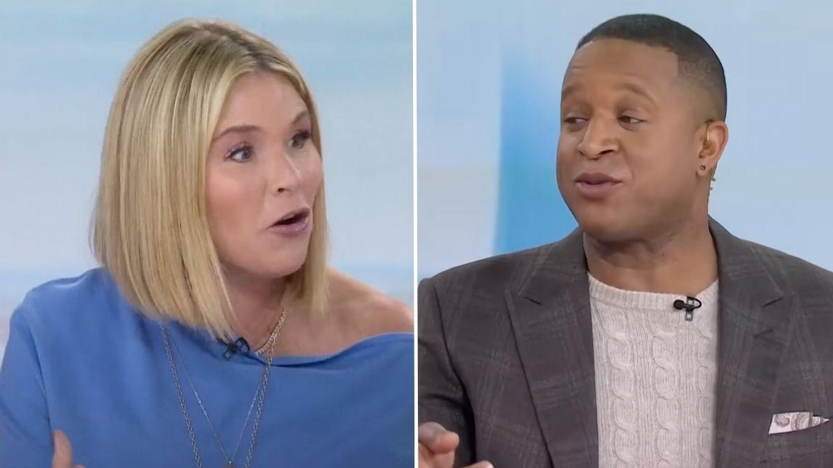 Photo of Jenna Bush Hager and Craig Melvin.