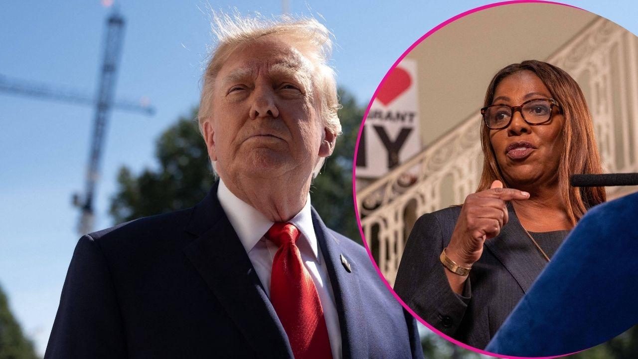 image of trump/leticia James