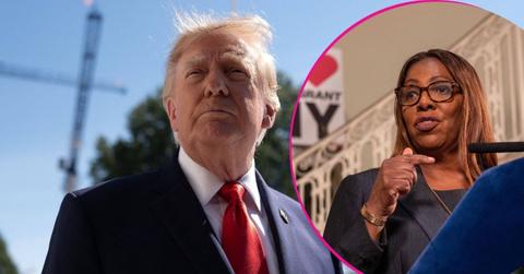 image of trump/leticia James