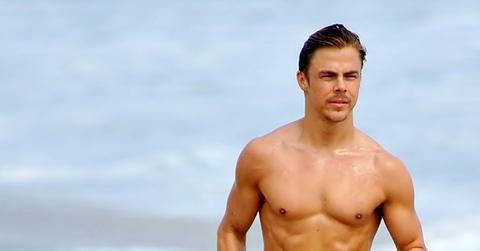 Derek Hough Enjoys the Beach in Malibu