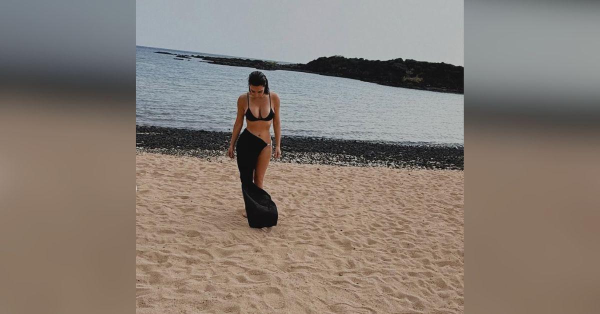 kim kardashian spills out bikini custody battle kanye west photos