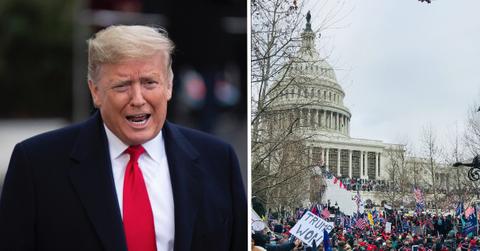 trump parties after dead riots postpic