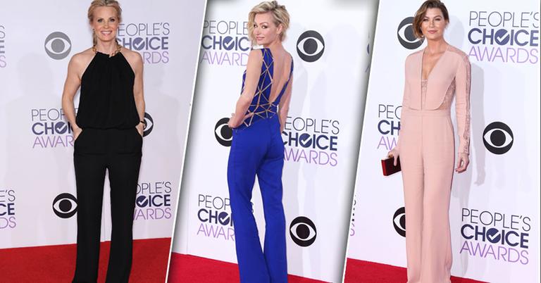 Jumpsuits Were The Big Trend On The 2015 People's Choice Awards Red Carpet!