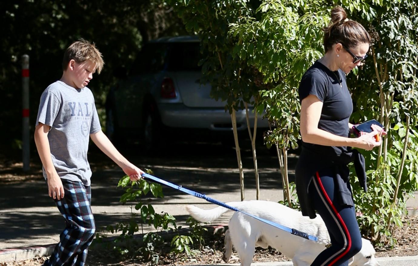 jennifer garner with son samuel