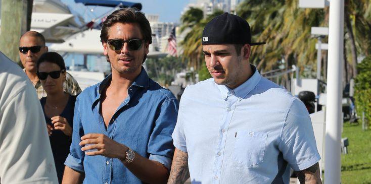 Scott Disick And Rob Kardashian Go For A Speed Boat Ride