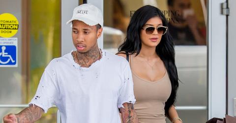 EXCLUSIVE: Kylie Jenner and Tyga shop for home decor from Z Gallerie at the Westfield Mall in Woodland Hills, California