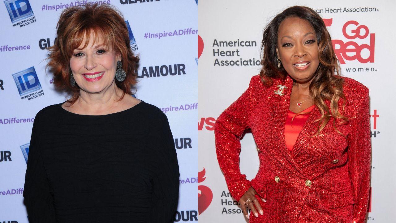 Split image of Joy Behar and Star Jones.