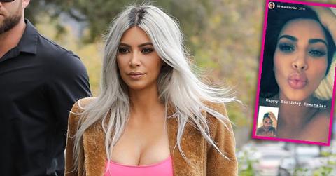 kim kardashian facetime call hottie not kanye west pp