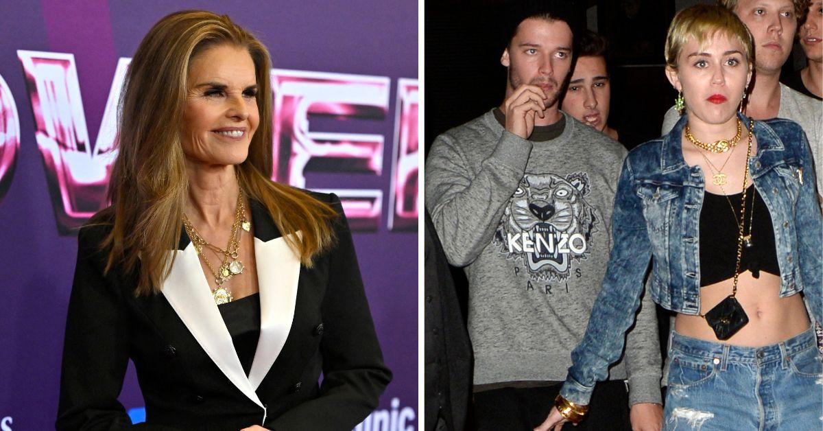 Photo of Maria Shriver, Patrick Schwarzenegger and Miley Cyrus