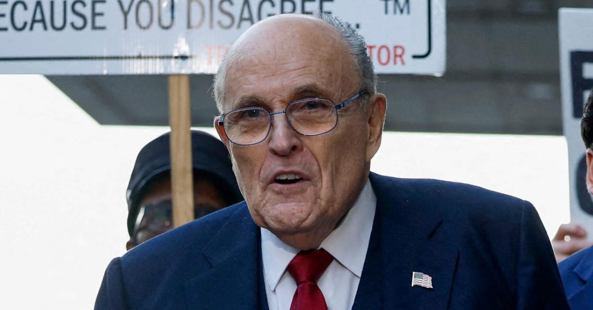 Image of Rudy Giuliani was disbarred in Washington, D.C., and New York in 2024.