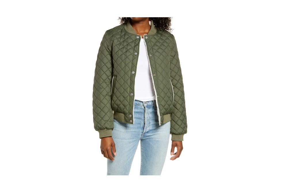 Mike Ghosts Quilted Green Quilted Bomber Jacket - The Movie Fashion