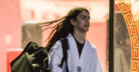 *EXCLUSIVE* Bigi (Blanket) Jackson gets in some late night sparring at the dojo