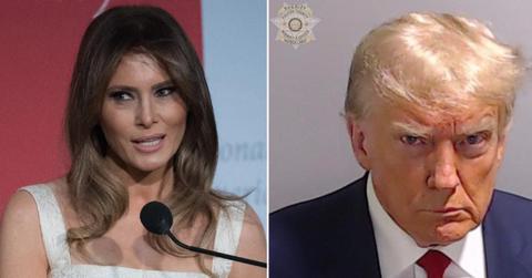 melania trump donald trump commented mugshot pp