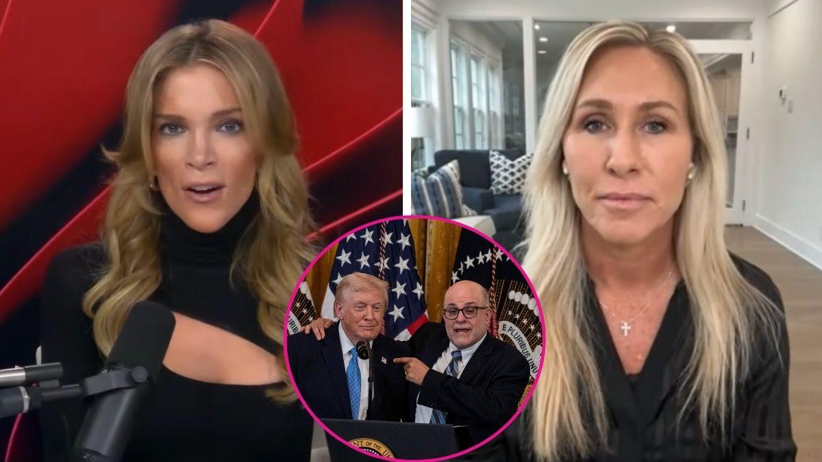 image of Donald Trump defended Mark Levin via Truth Social on Sunday, March 15, calling the Fox News host 'great.'