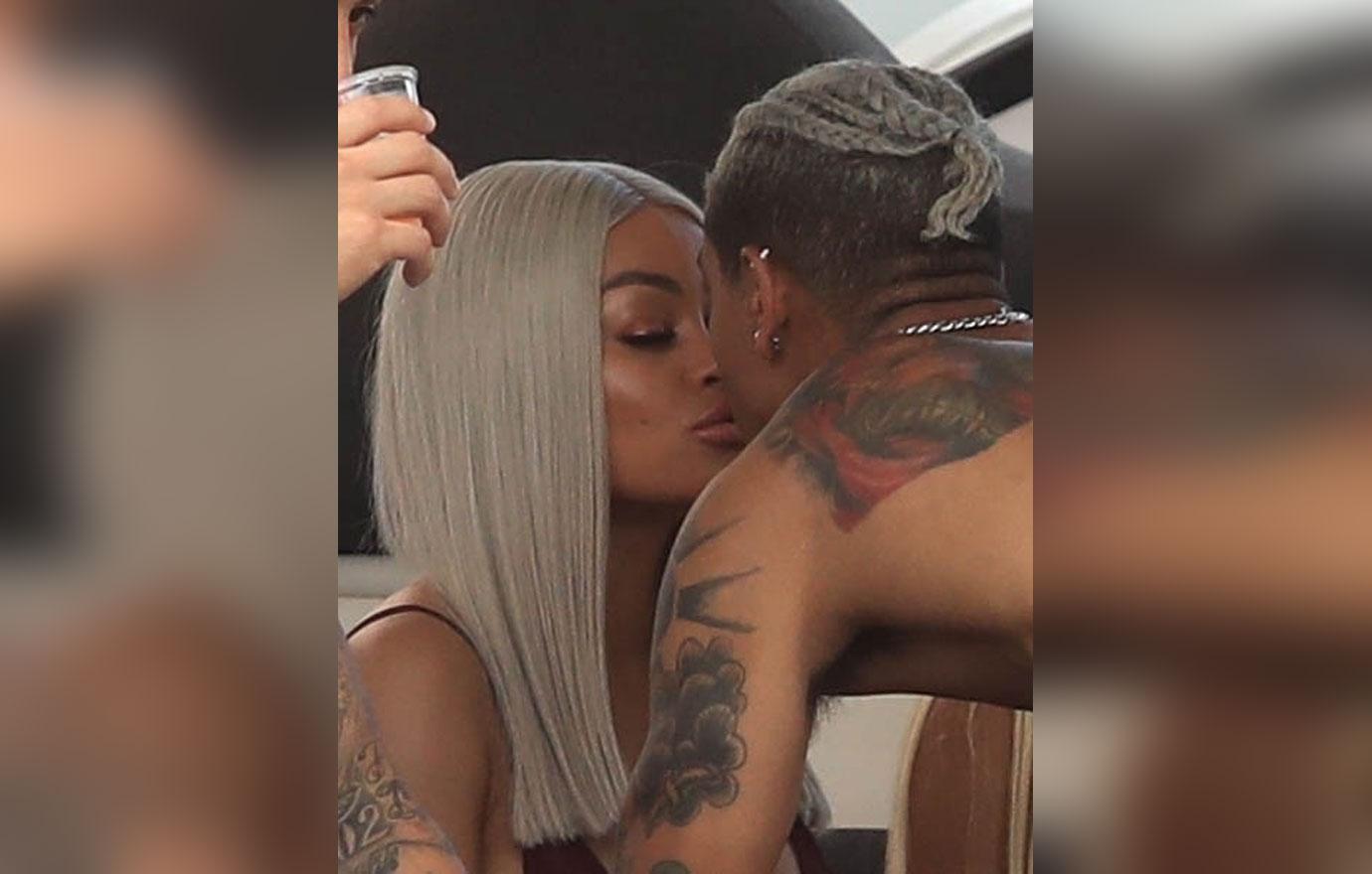 Blac Chyna Is Neatly Naked & Shows Serious PDA With Boyfriend Mechie