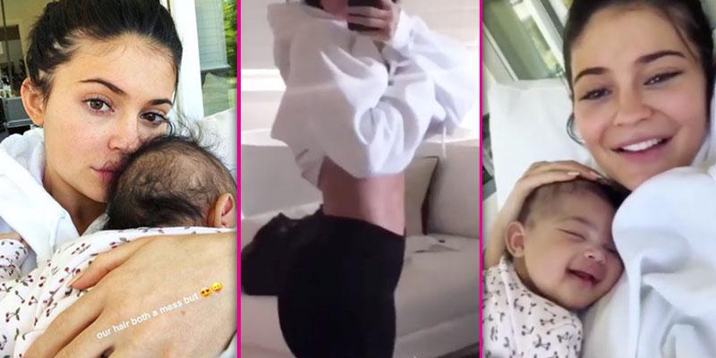 kylie jenner post baby body stormi pics pp