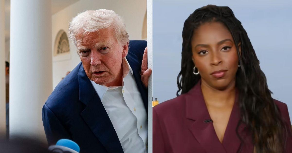 Composite Photo of Jessica Williams and Donald Trump