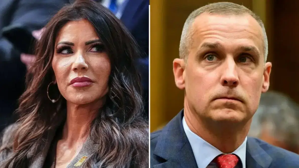 split of Kristi Noem and Corey Lewandowski.