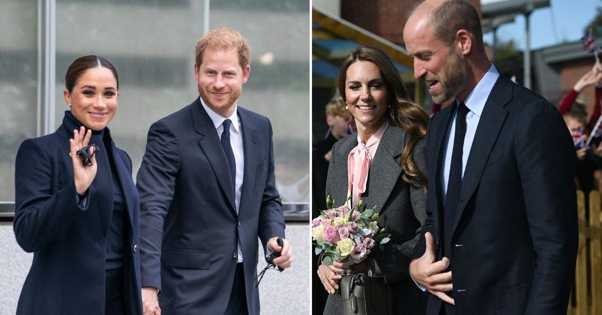 Prince William and Kate Middleton Avoiding 'Knee-Jerk Reaction' as They Navigate Prince Harry and Meghan Markle's U.K. Comeback: Source