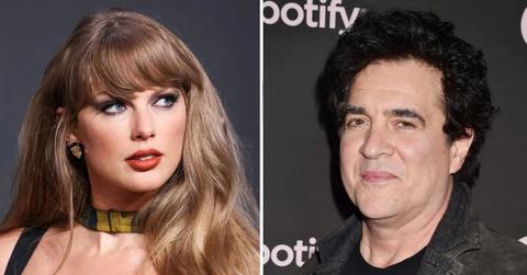 Composite photo of Taylor Swift and Scott Borchetta