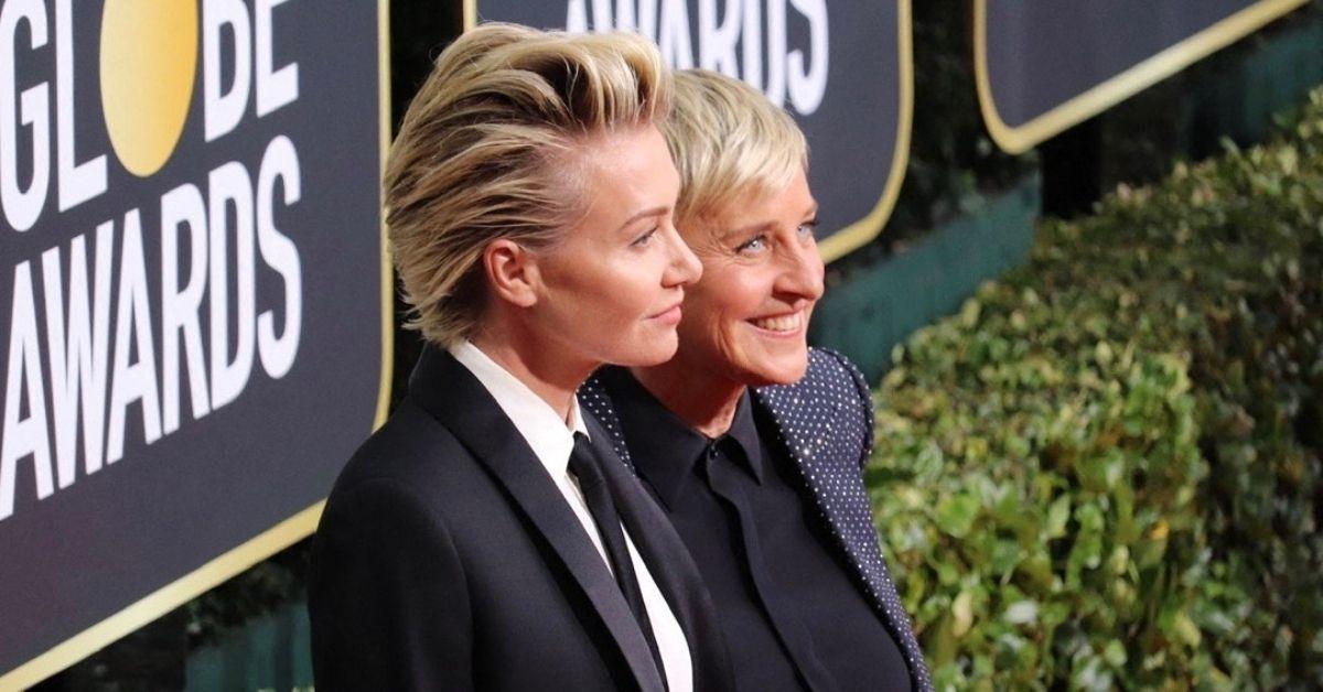 image of Ellen DeGeneres and Portia DeRossi left the U.S. after Donald Trump's reelection.