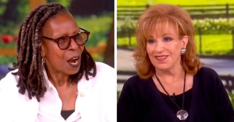 Split photo of Whoopi Goldberg and Joy Behar