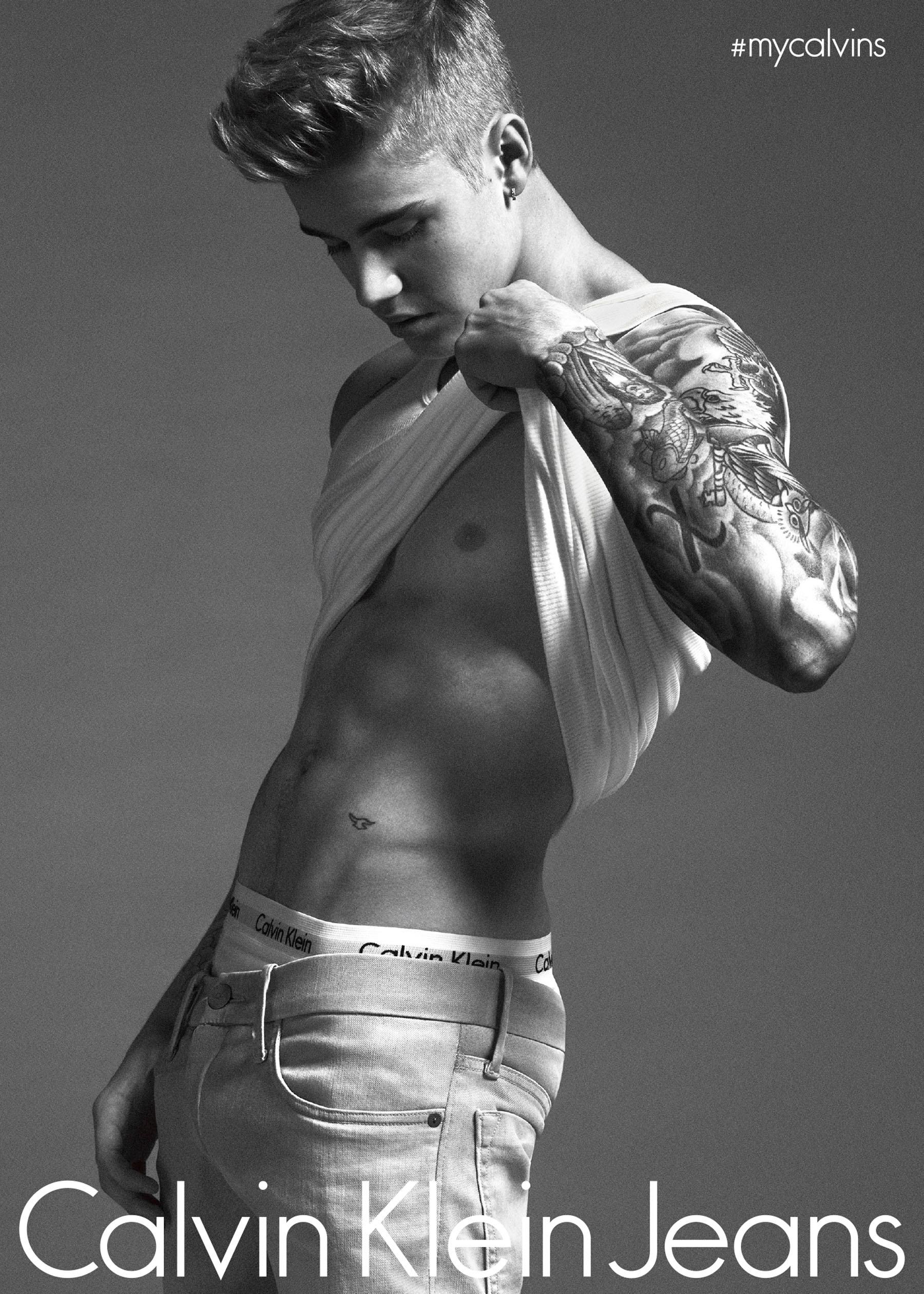 Justin Bieber's Body Photoshopped For Calvin Klein Ad? Photos And Video  Suggest Singer's Body Bulked Up Digitally