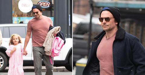 bradley cooper walks with lea cooper in nyc pp