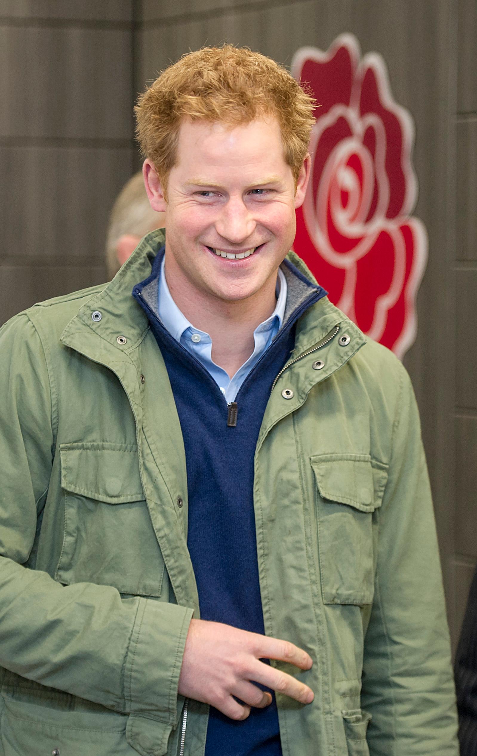 INF &#8211; Prince Harry At RFU Training Session