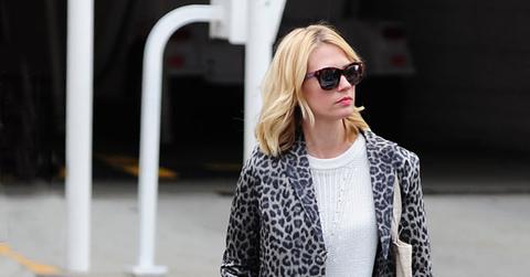 January jones animal print jacket