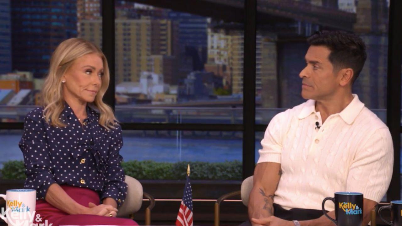 Image of Mark Consuelos joked that their dog, Lena, might be using it.