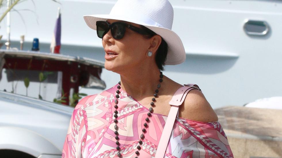 Kris Jenner &amp; Corey Gamble Vacation In St. Barts